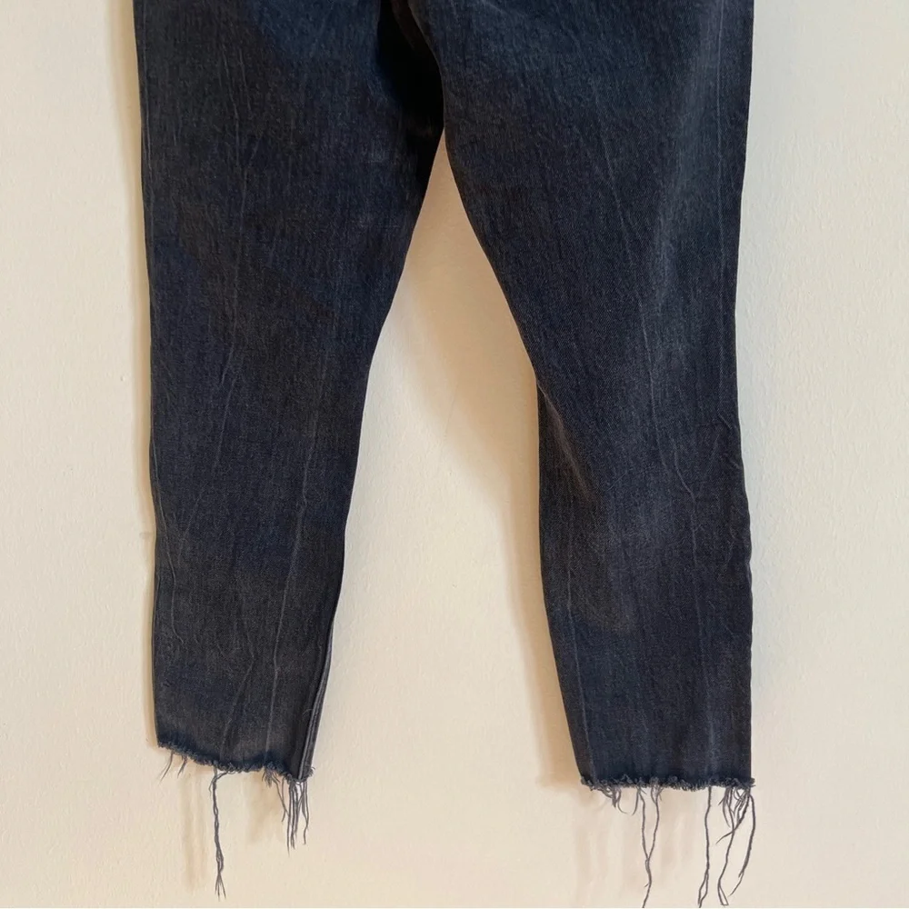 Abercrombie & Fitch Black High Rise Mom Jeans 27/4R